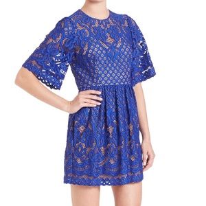 BCBGMAXAZRIA Jillyann Mixed Lace Dress 12